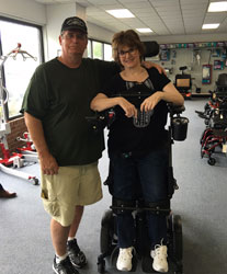 Standing Wheelchair with Couple
