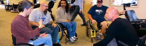 Hanging out with friends at Stalls Medical / Adaptive Vans