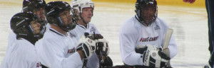 Hockey practice.