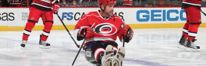Hockey game with the Carolina Hurricanes.